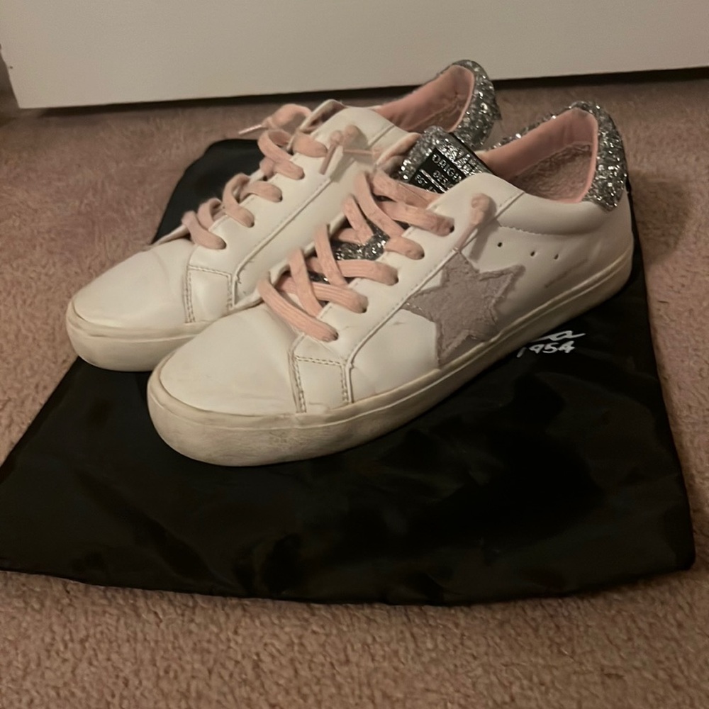 Vintage Havana Low Rise Glitter Star Sneakers